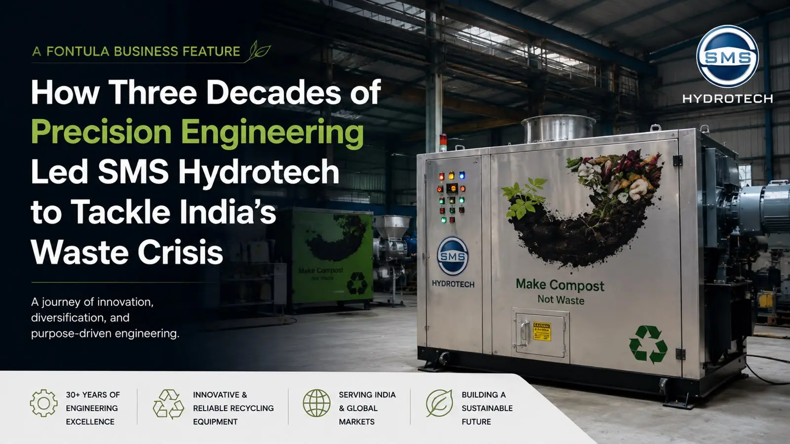 How Three Decades of Precision Engineering Led SMS Hydrotech to Tackle India’s Waste Crisis By Firdouz Hameed | Fontula Business